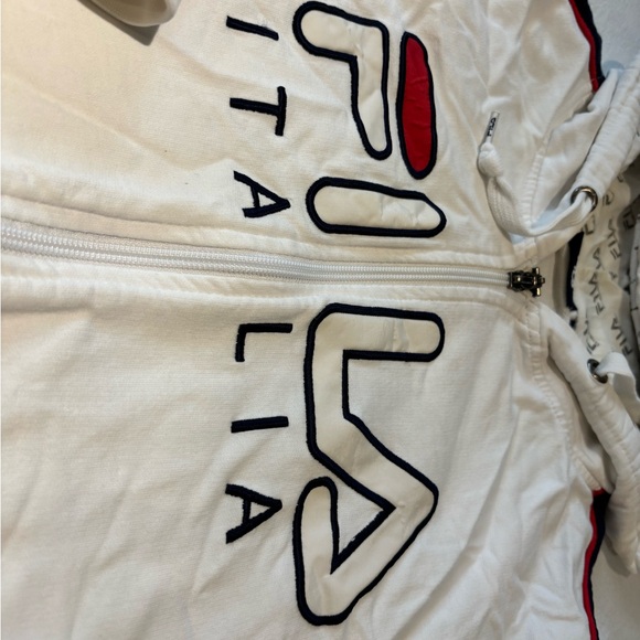 FILA white zip up hoodie - Picture 5 of 5
